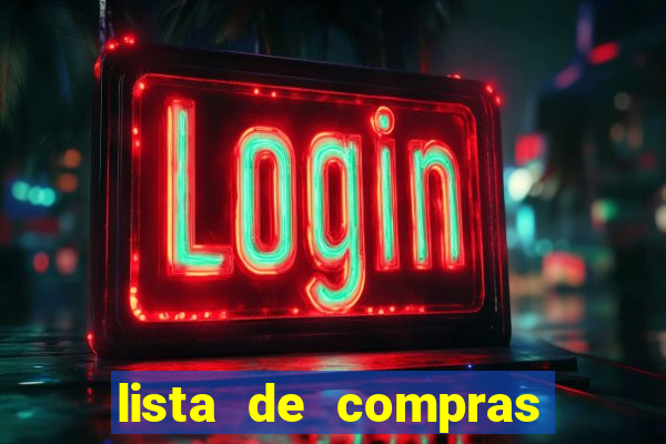 lista de compras supermercado completa